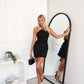 ROSALIE MINI DRESS - BLACK