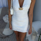 JENSEN MINI DRESS - WHITE