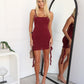 VESPER MINI DRESS - WINE