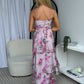 MERCY RUFFLE MAXI DRESS - FLORAL