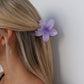 ALINA FLOWER HAIR CLAW - LILAC