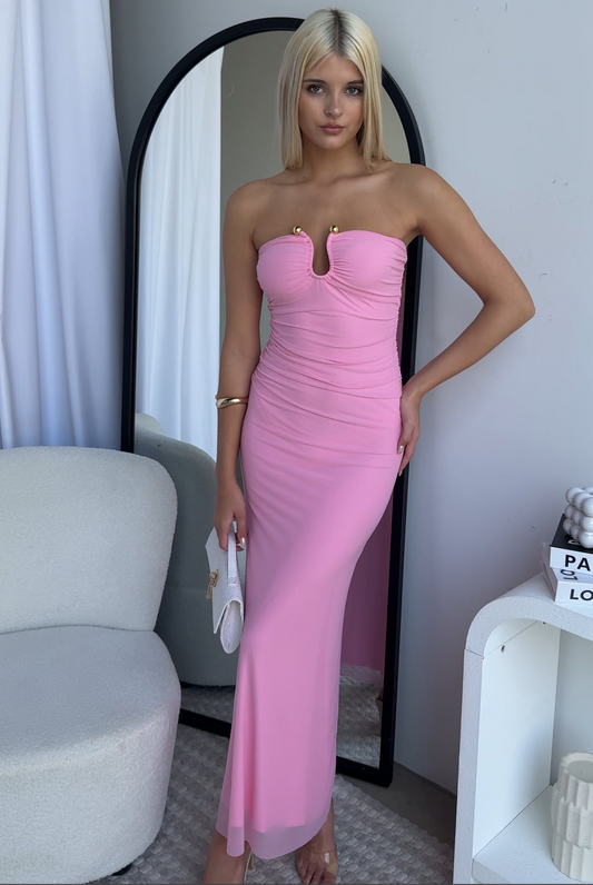 KIRRA MAXI DRESS - PINK