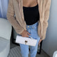 HALLIE TEDDY FUR JACKET - BEIGE