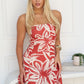 JULIET FLORAL MAXI DRESS - RED