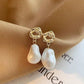ZANDA PEARL EARRINGS - GOLD
