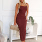 CORA MAXI DRESS - CHOCOLATE