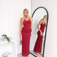 KLARA MAXI DRESS - WINE