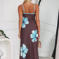 PALOMA MAXI DRESS - CHOCOLATE FLORAL