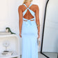 BRIA MAXI DRESS - BABY BLUE