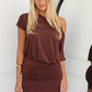 REMI MINI DRESS - CHOCOLATE