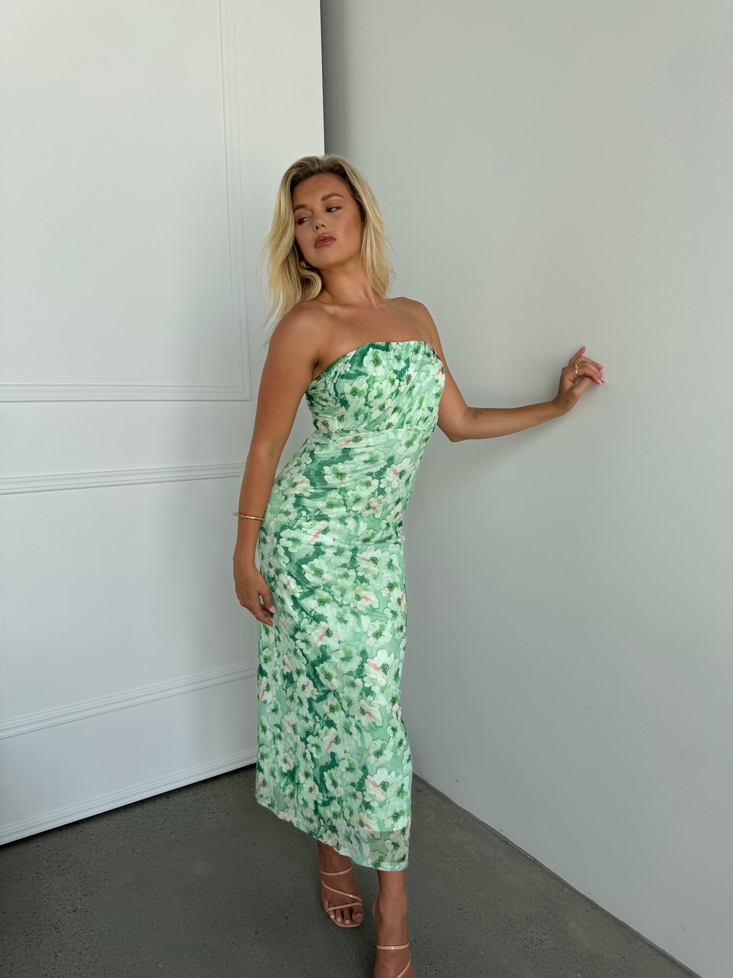 AYLA DRESS - GREEN