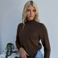 MANNON KNIT - CHOCOLATE