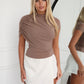 HOLLY TOP - MOCHA