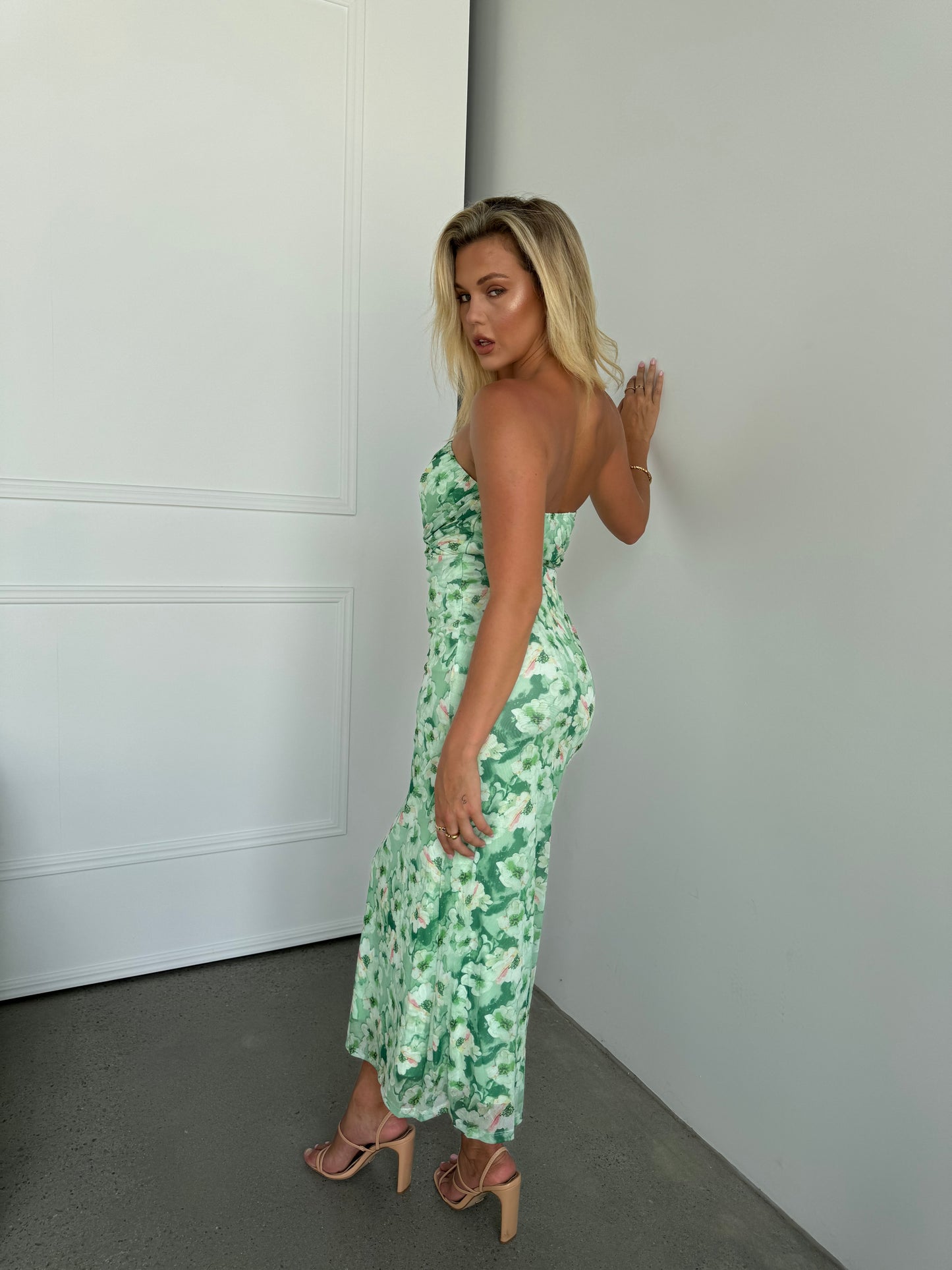 AYLA DRESS - GREEN