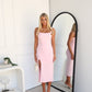 LEWIS MIDI DRESS - PINK
