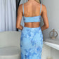 KINGSLEY MAXI DRESS - BLUE