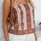 BLAKE TOP - CHOCOLATE PRINT