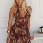 MARLEE MAXI DRESS - CHOCOLATE FLORAL