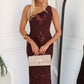 MATILDA MAXI DRESS - CHOCOLATE