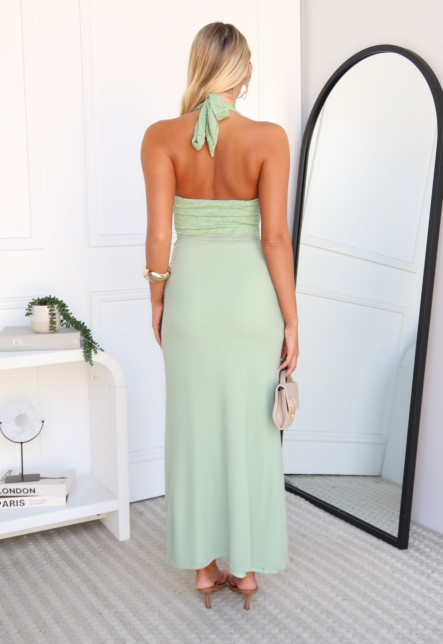 ARABELLA MAXI DRESS - SAGE