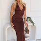 CARMEN LACE MAXI - CHOCOLATE