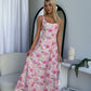 MIRELLA MAXI DRESS - FLORAL PINK