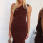 MILA MAXI DRESS - CHOCOLATE