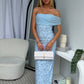 RANNI MAXI DRESS - BABY BLUE