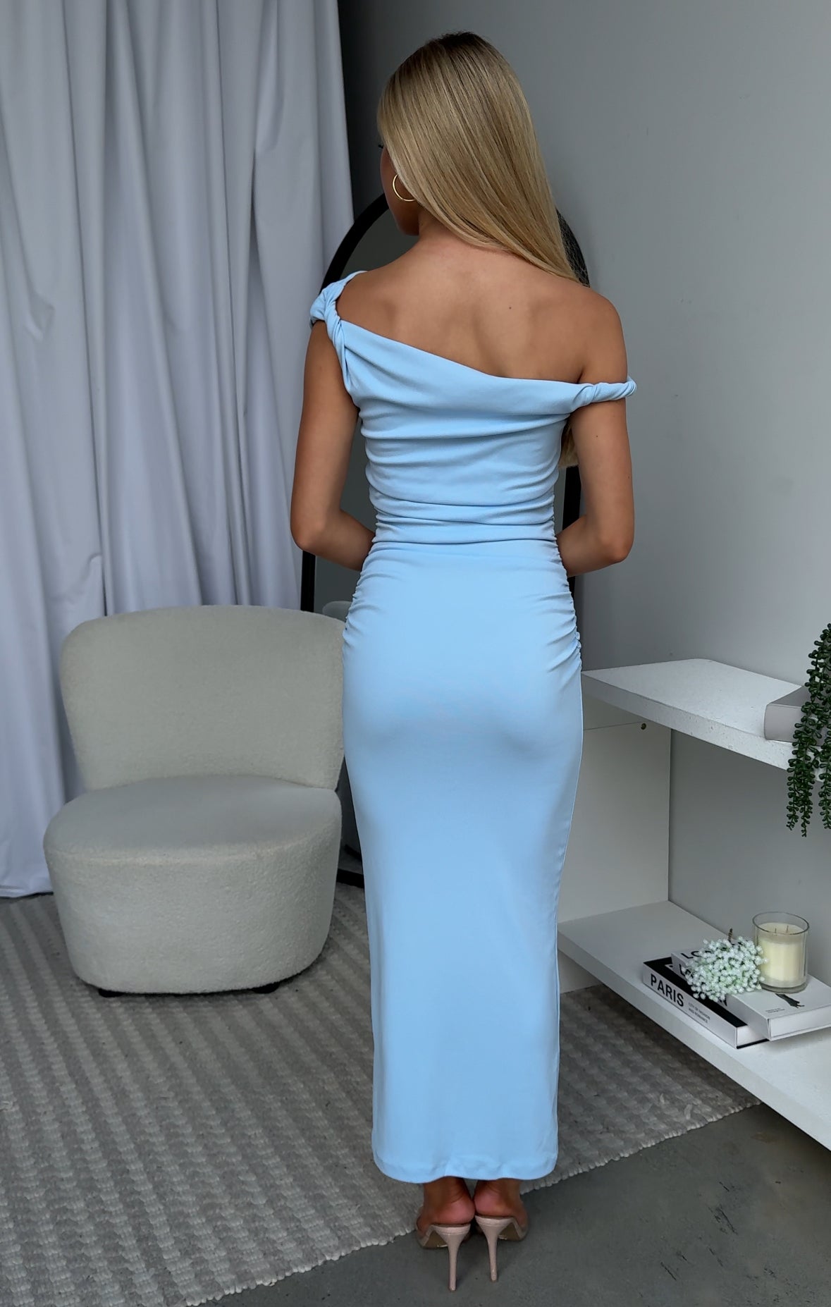 ARLO DRESS - BABY BLUE