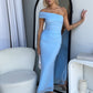 ROSALINE MAXI DRESS - BLUE