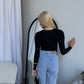 ALLEGRA BODYSUIT - BLACK