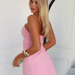 ROSALIE MINI DRESS - PINK