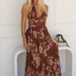 MARLEE MAXI DRESS - CHOCOLATE FLORAL