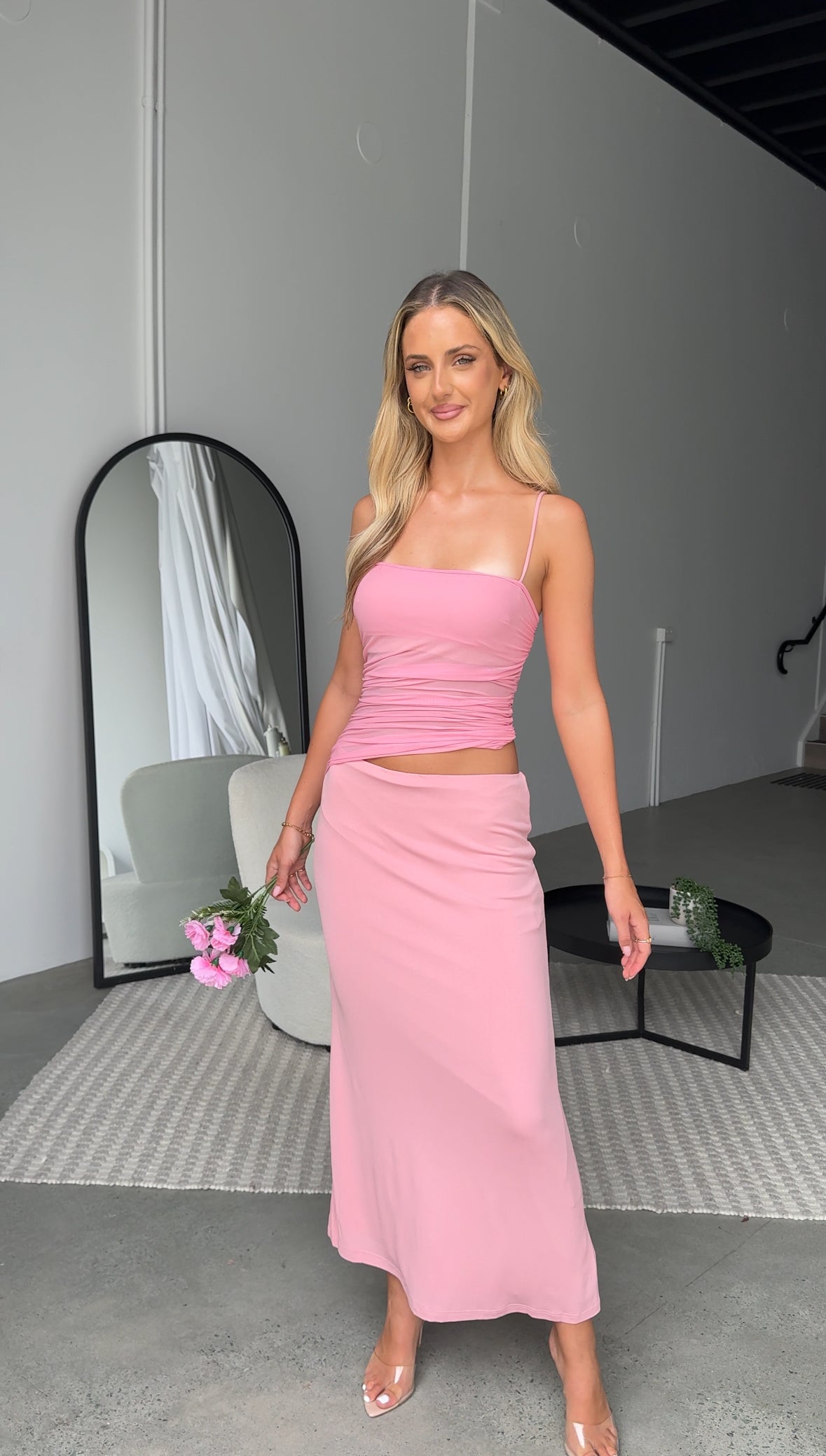 BELLA MAXI DRESS - PINK