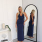 CARMEN LACE MAXI - NAVY