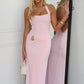SLOANE DRESS - BABY PINK