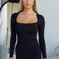 THOMAS MIDI DRESS - BLACK