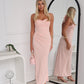 ELISE HALTER MAXI DRESS - PINK