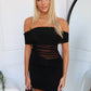 SIERRA MINI DRESS - BLACK