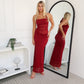 DEMPE MAXI DRESS - WINE