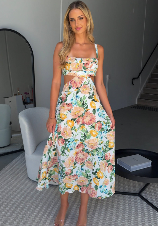 DANTE MAXI DRESS - FLORAL PRINT