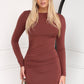 SIENNA MAXI DRESS - CHOCOLATE