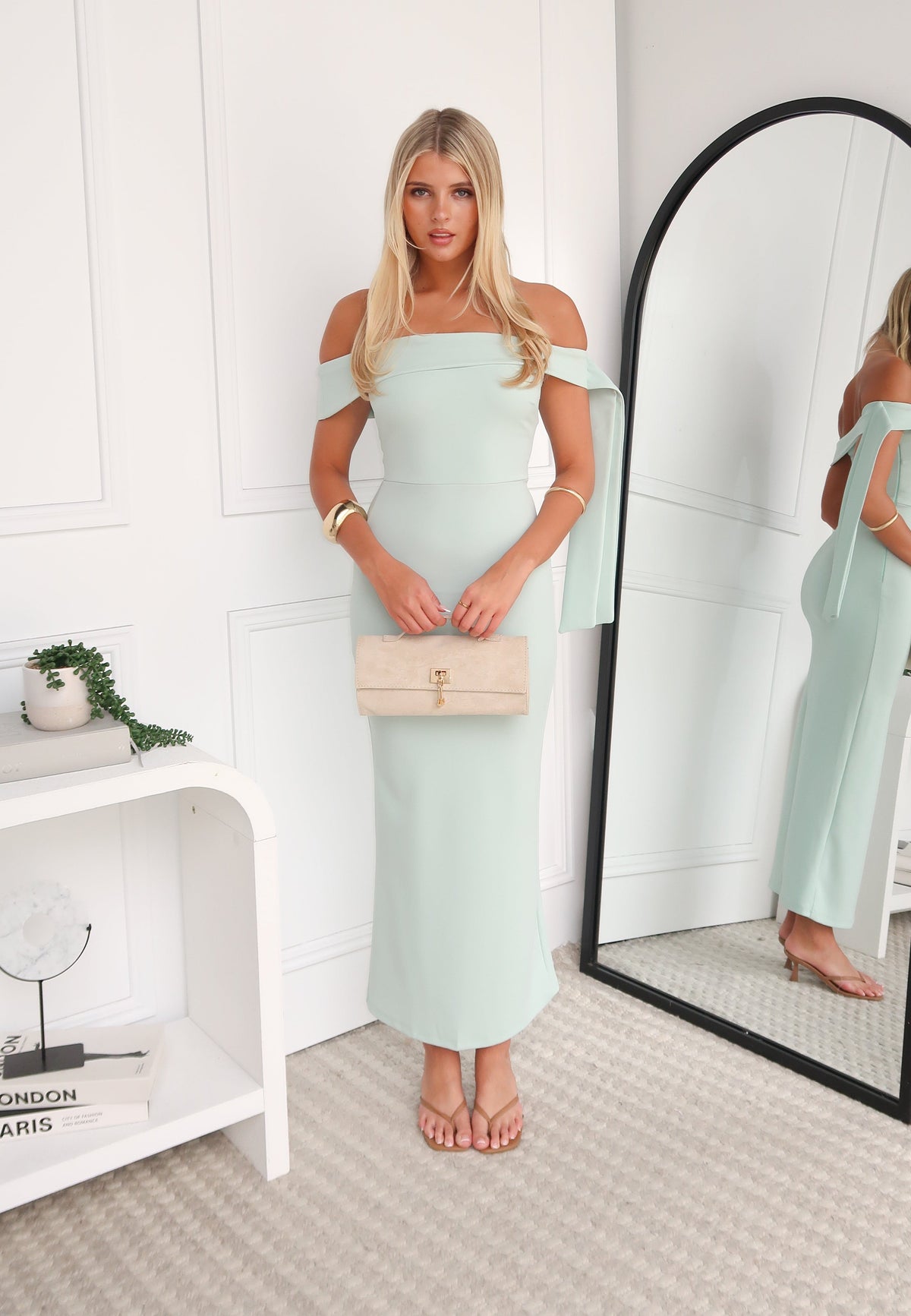 LUNA MAXI DRESS - MINT