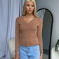 MISSONI TOP - CAMEL