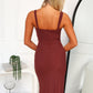 CORA MAXI DRESS - CHOCOLATE