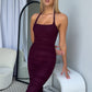 CIENNA MAXI DRESS - PLUM