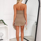 SKYLAH MINI DRESS - MOCHA