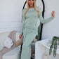 ELORA MAXI DRESS - SAGE