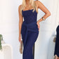 ELSI LACE MAXI DRESS - NAVY