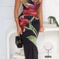 AMARA MAXI DRESS - BLACK FLORAL